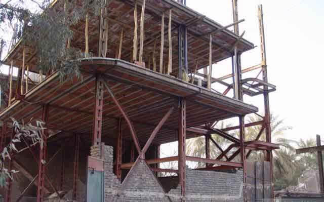 مقاوم سازی ساختمان فولادی با قاب مهاربندی شده